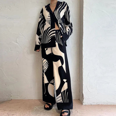Amara - Conjunto chic de dos piezas
