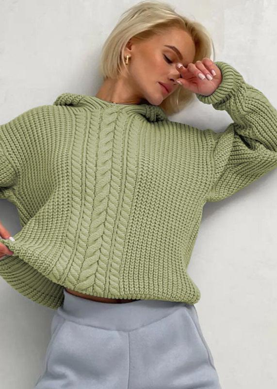 Cozy Hooded Knitted Sweater - Autumn Essential