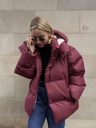 Hooded Down Quilted Jacket