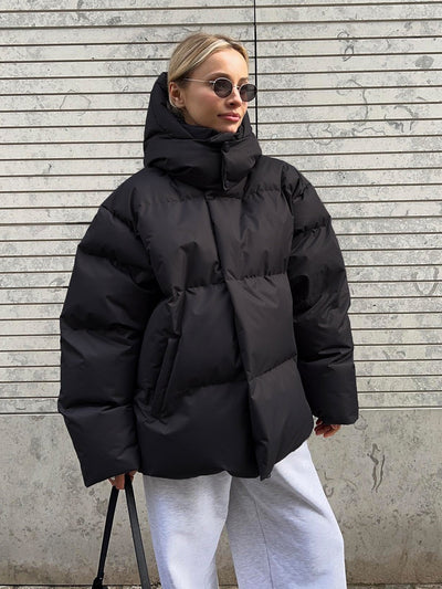 Hooded Down Quilted Jacket