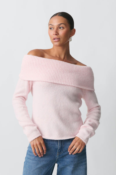 Stephanie | Off-Shoulder Comfort Sweater