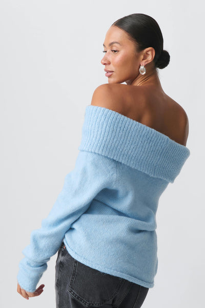 Stephanie | Off-Shoulder Comfort Sweater