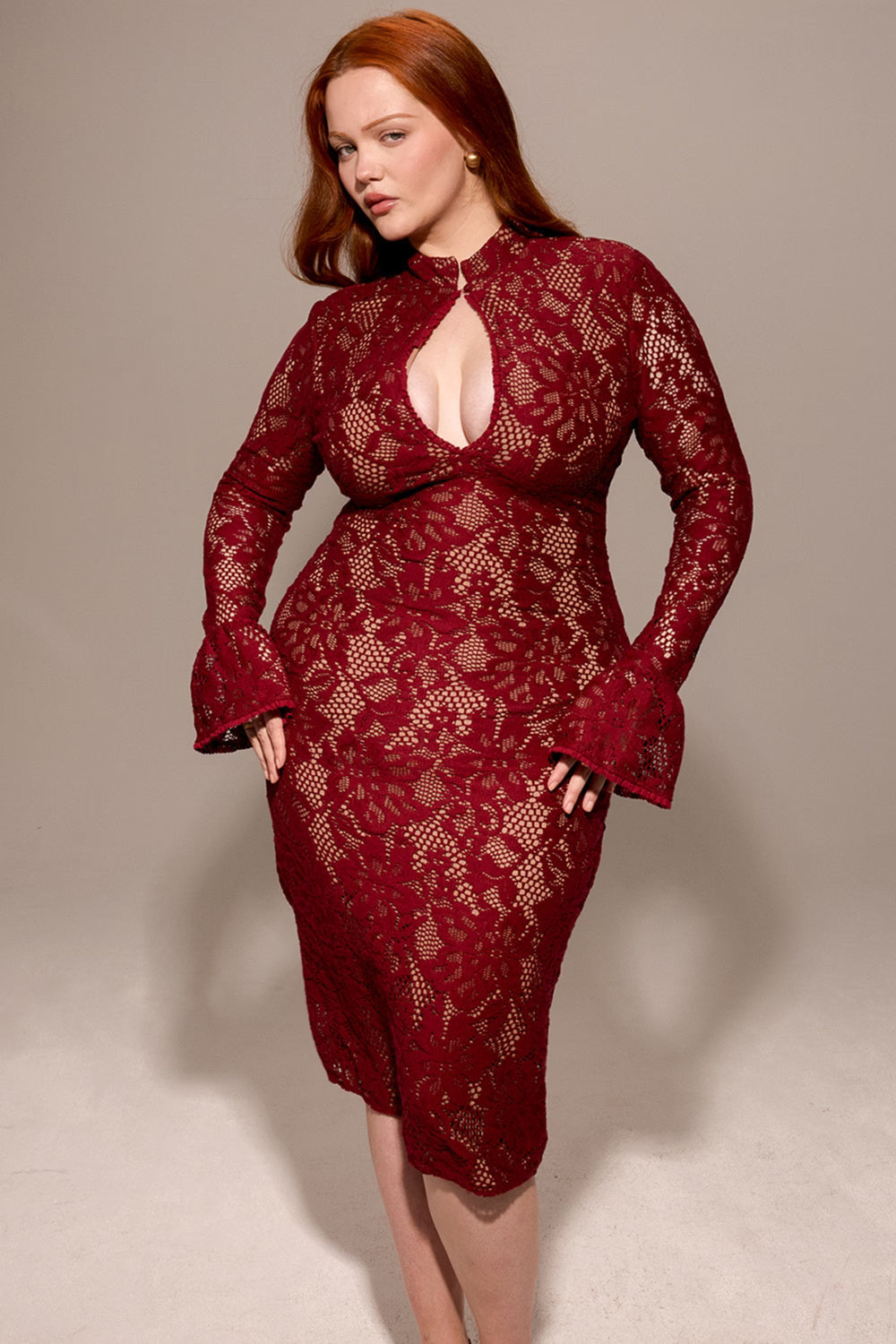 Élisa Berry | Lace Midi Dress