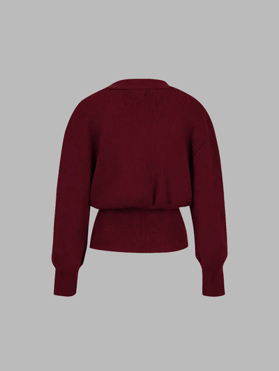 Eleanor | Retro V-neck Cardigan