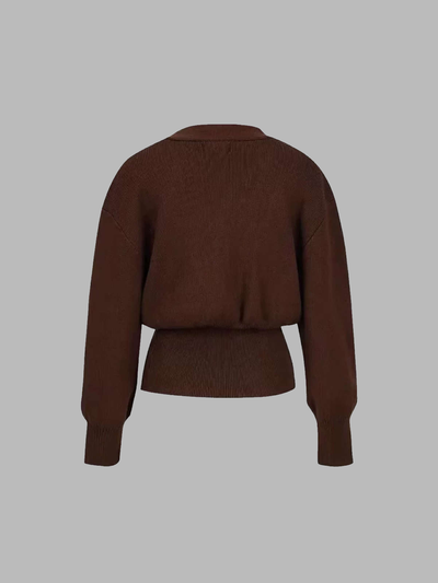 Eleanor | Retro V-neck Cardigan