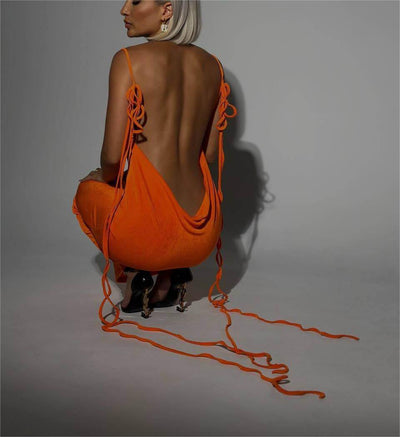 Lisa Backless Dress