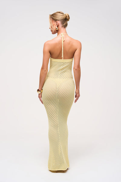 Hollow Maxi Dress