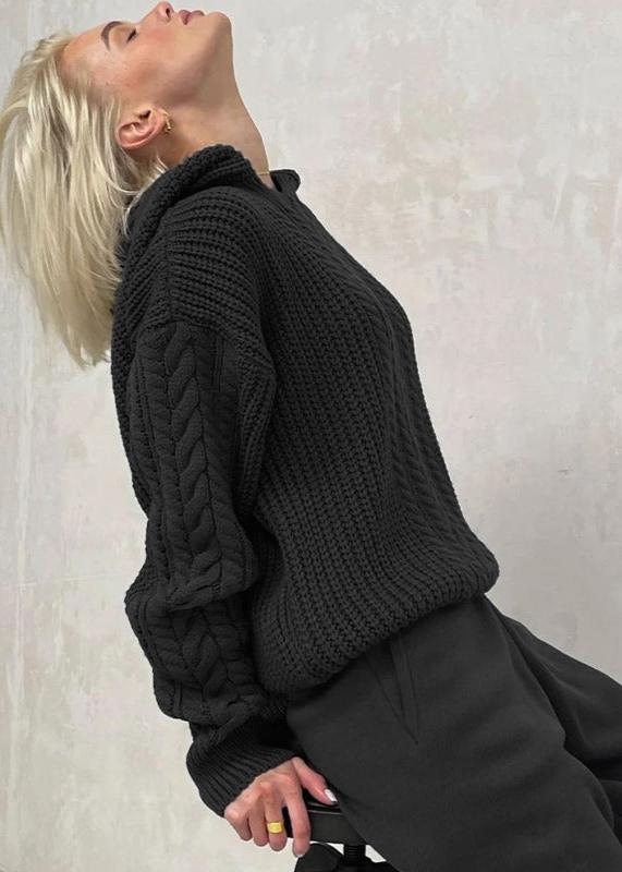 Cozy Hooded Knitted Sweater - Autumn Essential