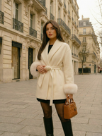 Elara Wool-Blend Winter Coat