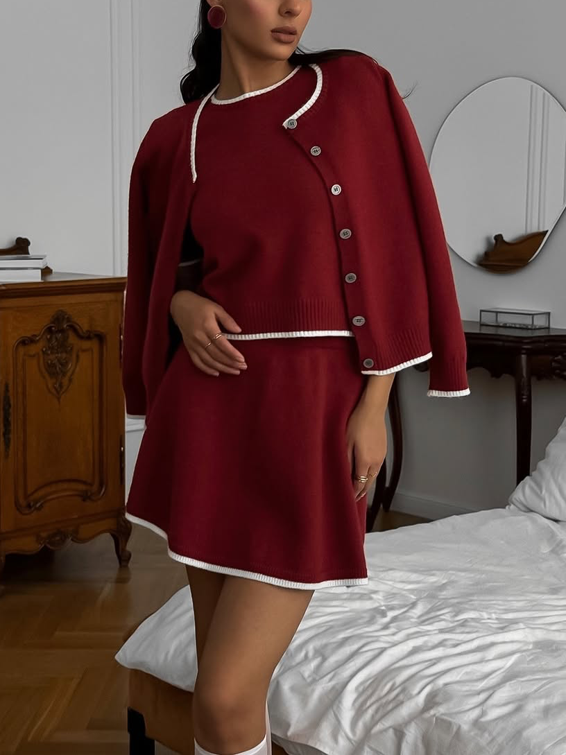 Amanda | Three Piece Skirt Set