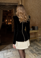 Adele | Velvet Mini Dress