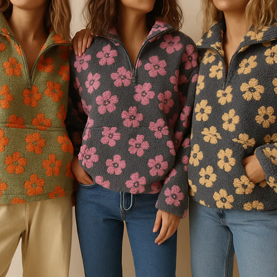 Elowen – Graceful Floral Knit with Timeless Charm