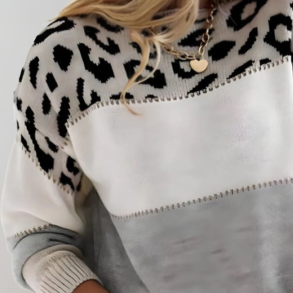 Emily - Leopard Print Sweater