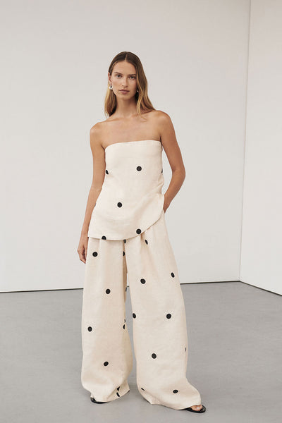 Polkadot Pants Set