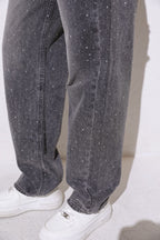 Destroyed Stone Jeans ( No Stretch )