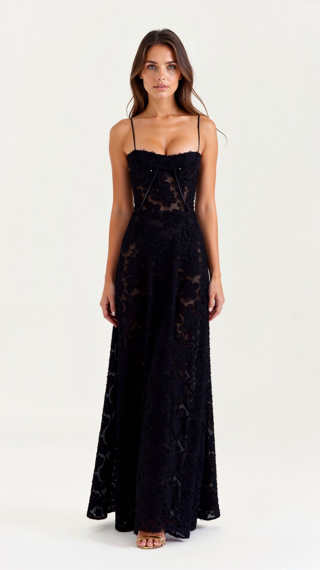 Whisper | Floral Chiffon Maxi Dress