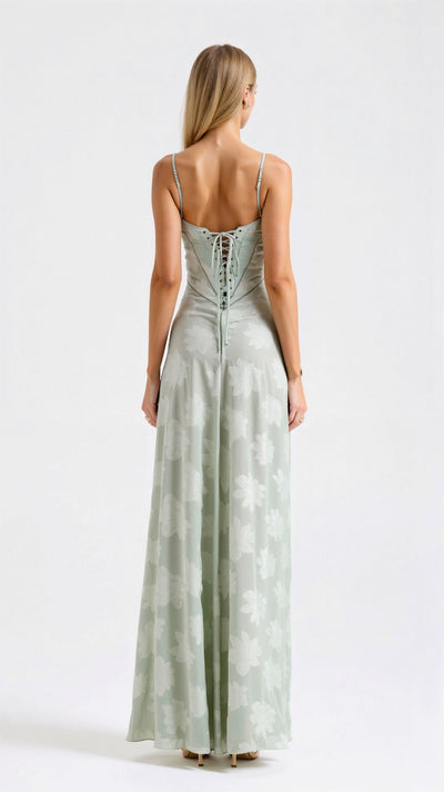 Whisper | Floral Chiffon Maxi Dress