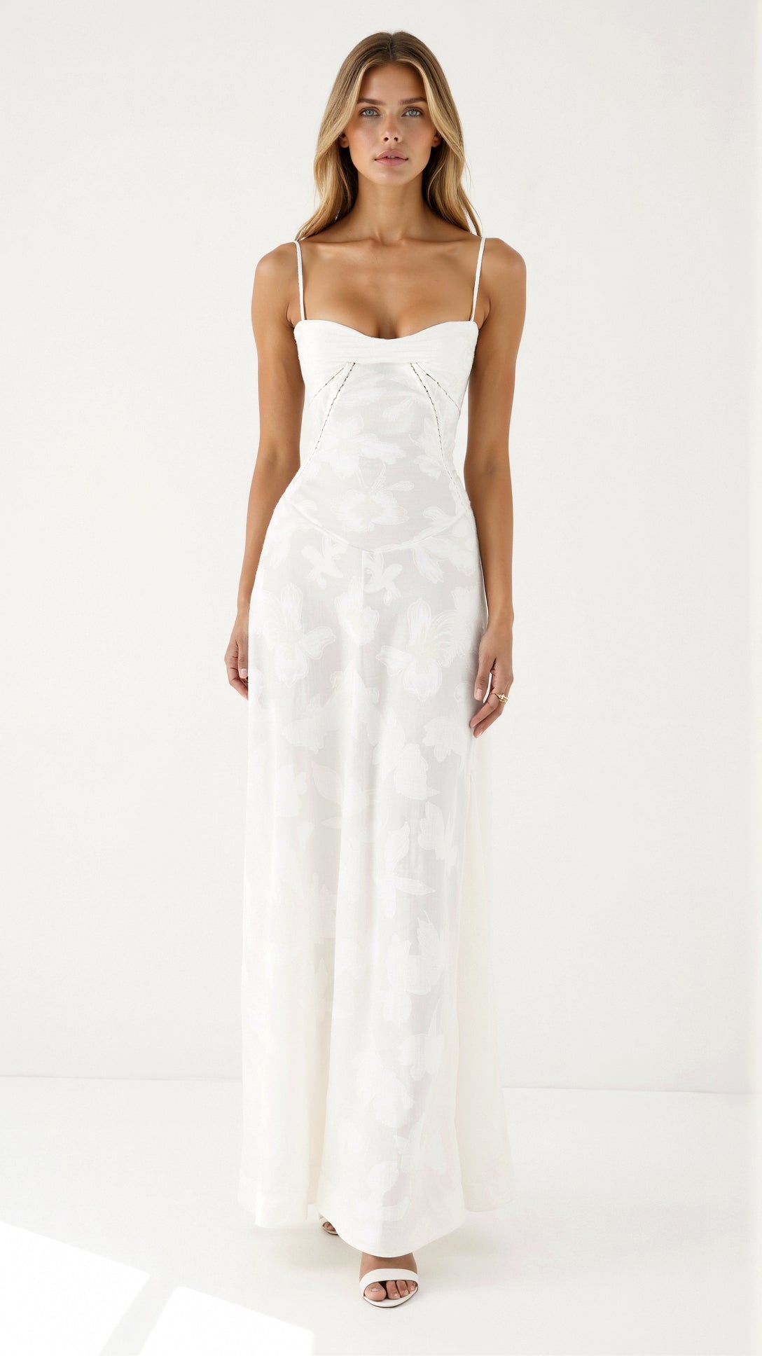 Whisper | Floral Chiffon Maxi Dress