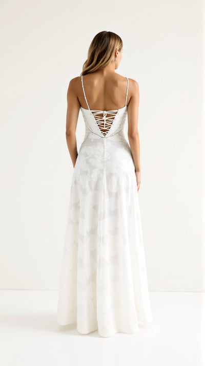 Whisper | Floral Chiffon Maxi Dress