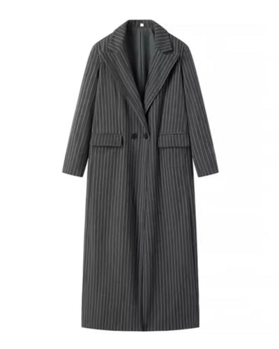Willox | Striped Maxi Jacket