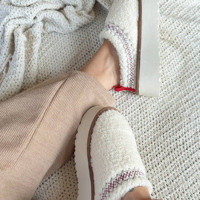 Claiere | Elevated Sherpa Slippers