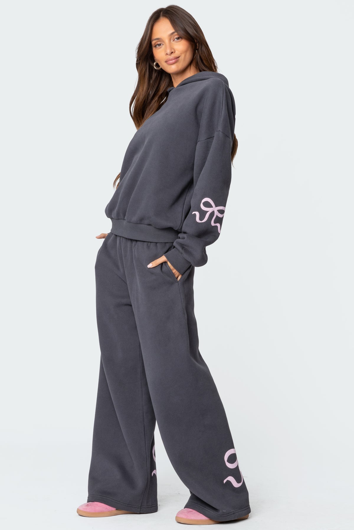 Molly | Bow Hoodie And Pants Set