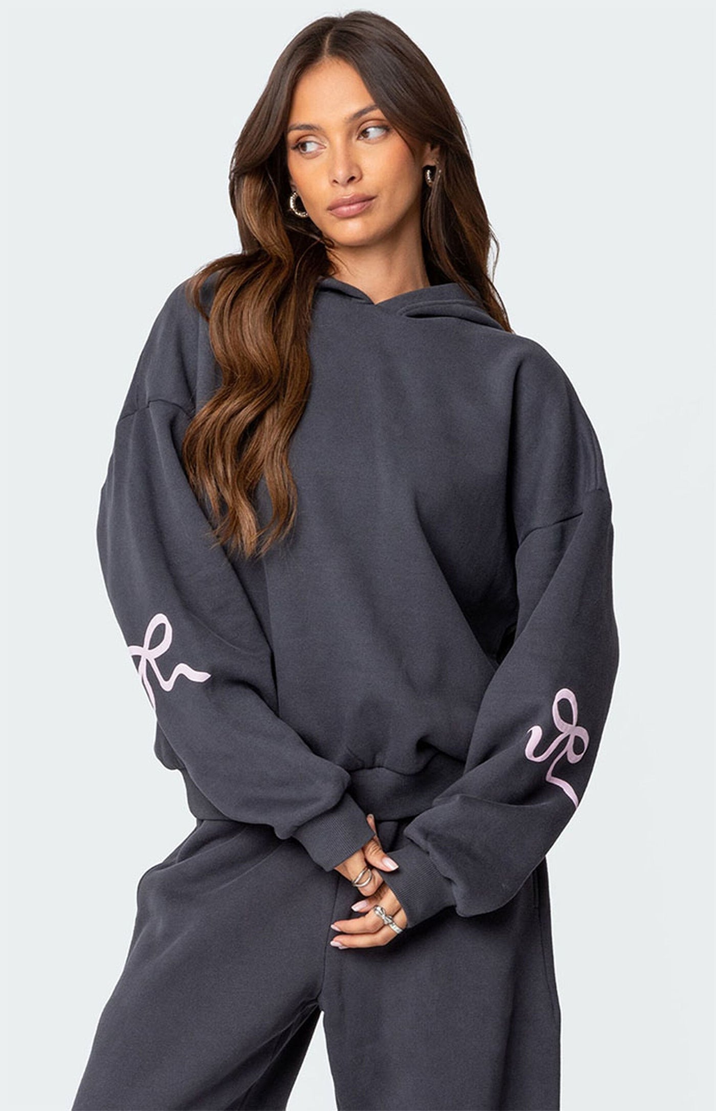 Molly | Bow Hoodie And Pants Set