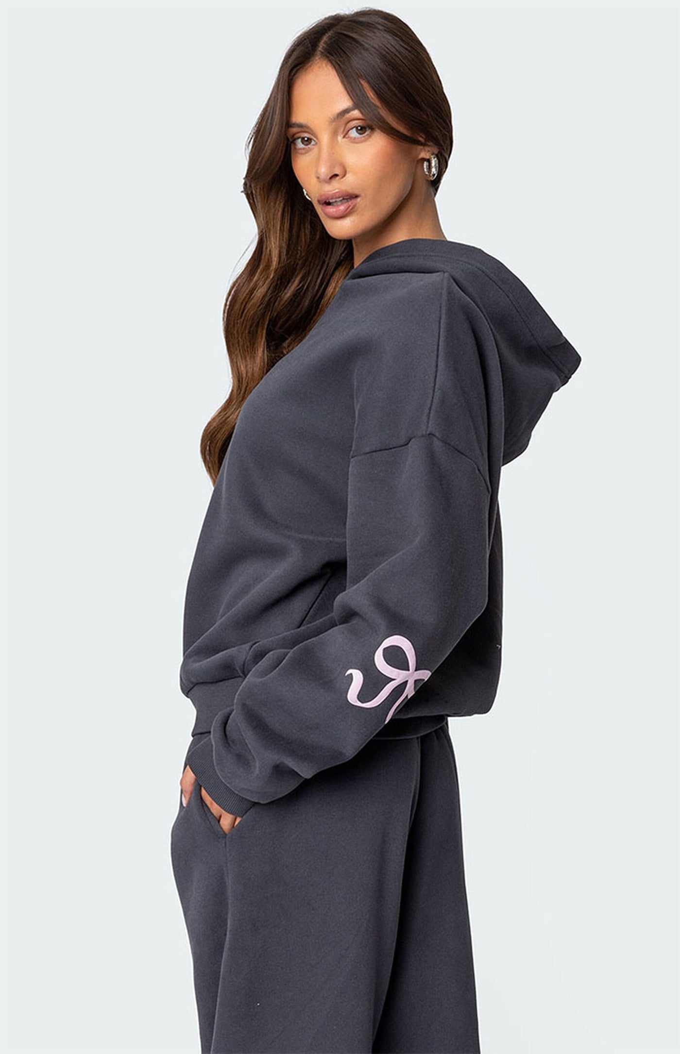 Molly | Bow Hoodie And Pants Set