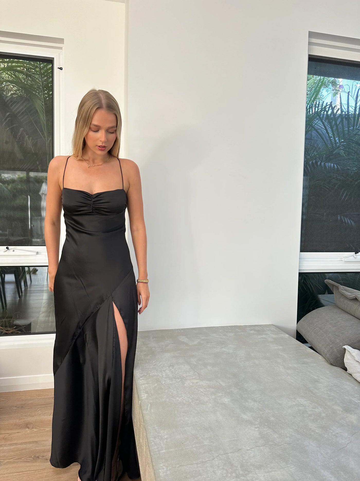 Delphina - Satin Gown