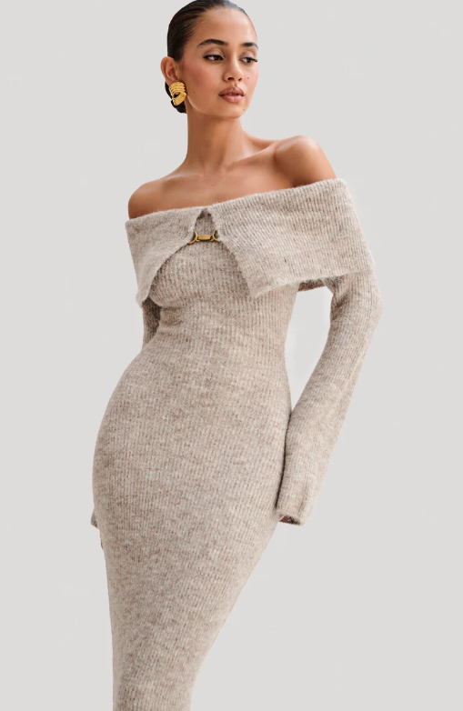 Ilana Knitted Midi Dress