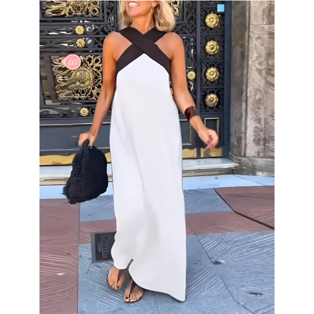 Delphine | Short Cross-Front Dress