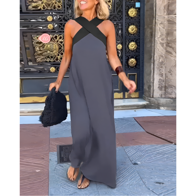 Delphine | Short Cross-Front Dress