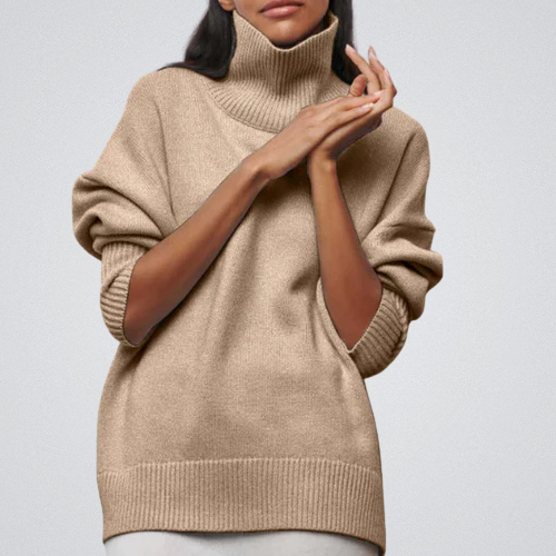 Poppy | Cotton Turtleneck