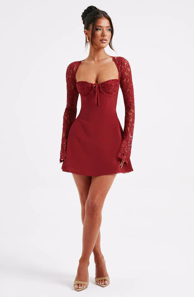 Thea | Viral Lace Mini Dress