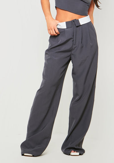 Gracie™ | Chic Tailored Wide-Leg Trousers