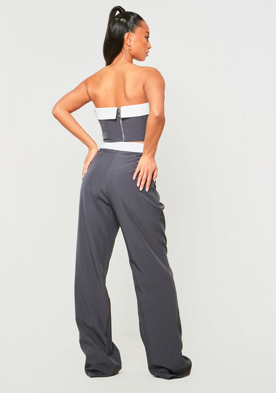 Gracie™ | Chic Tailored Wide-Leg Trousers