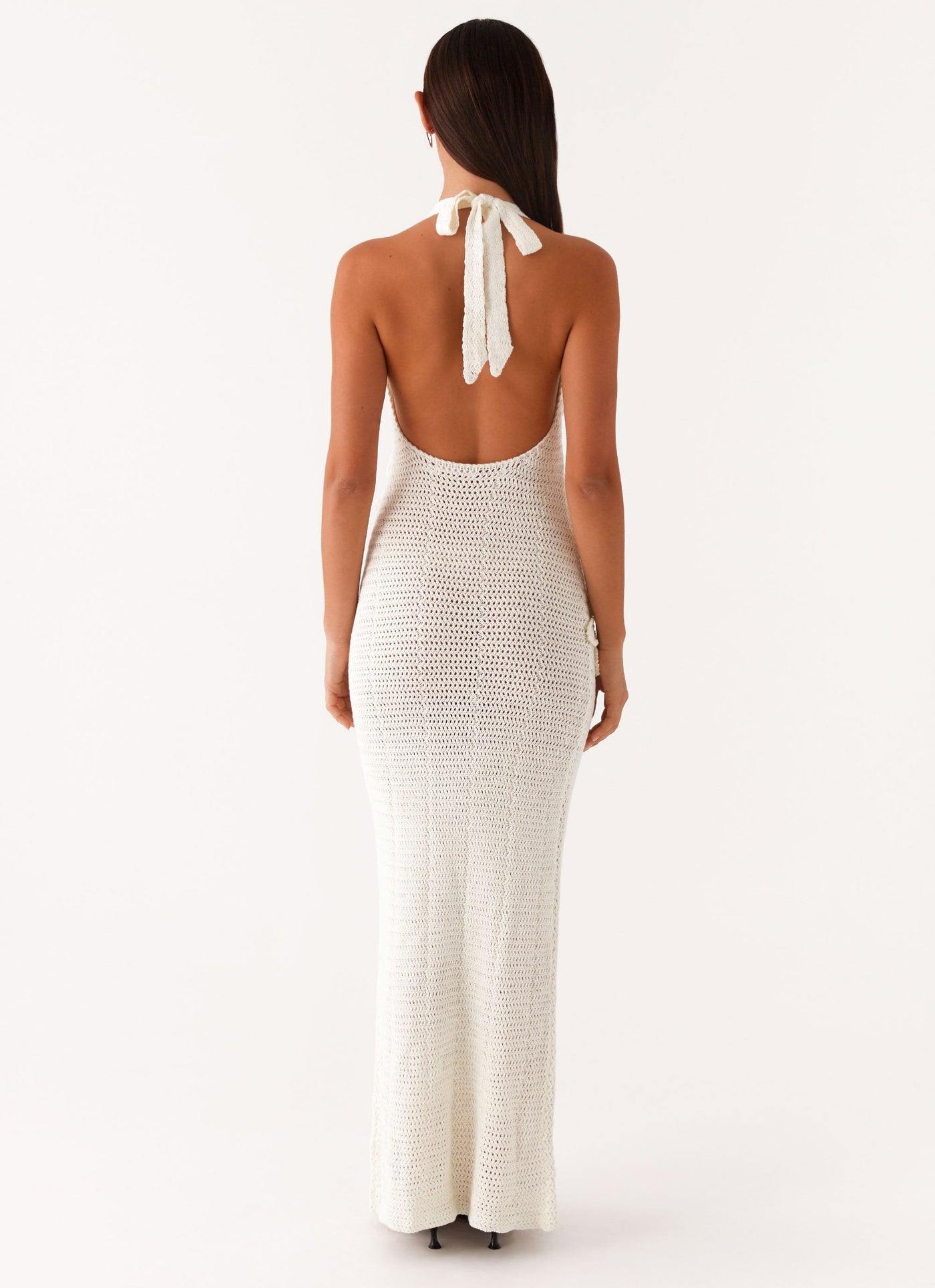 Flower Crochet Maxi Dress