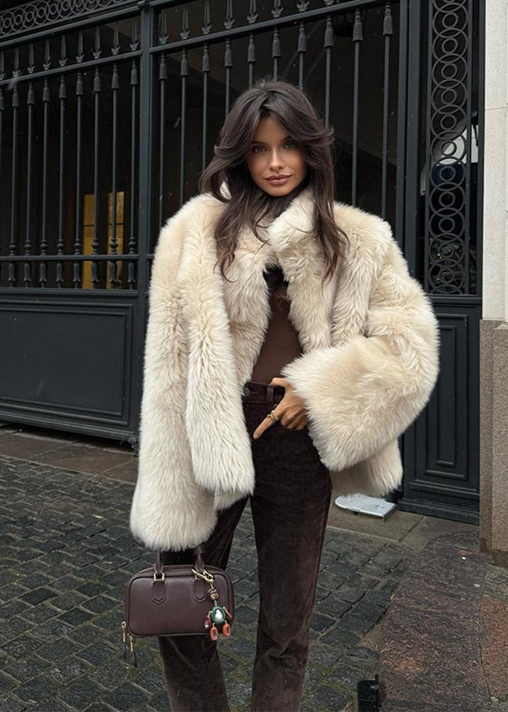 Aurora Luxe Faux Fur Coat