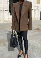 Emery Oversized Double-Breasted Blazer