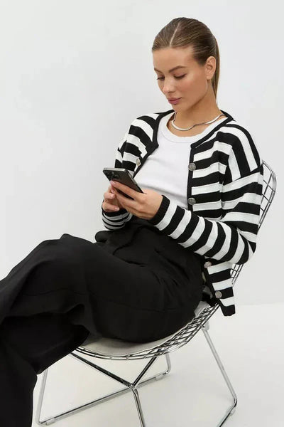 Mary | Striped Cardigan