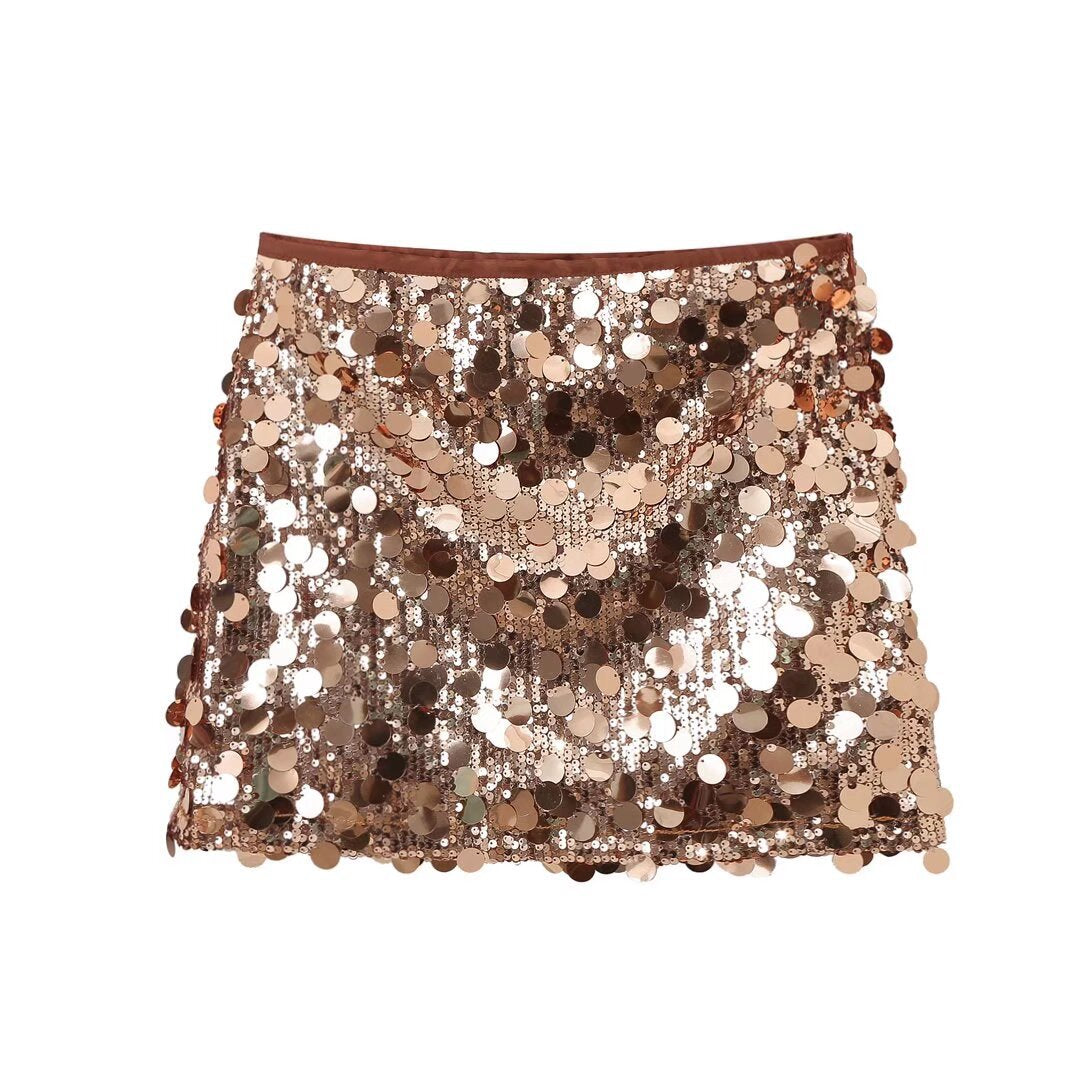 Loreyn - Chic Sequins Skirt