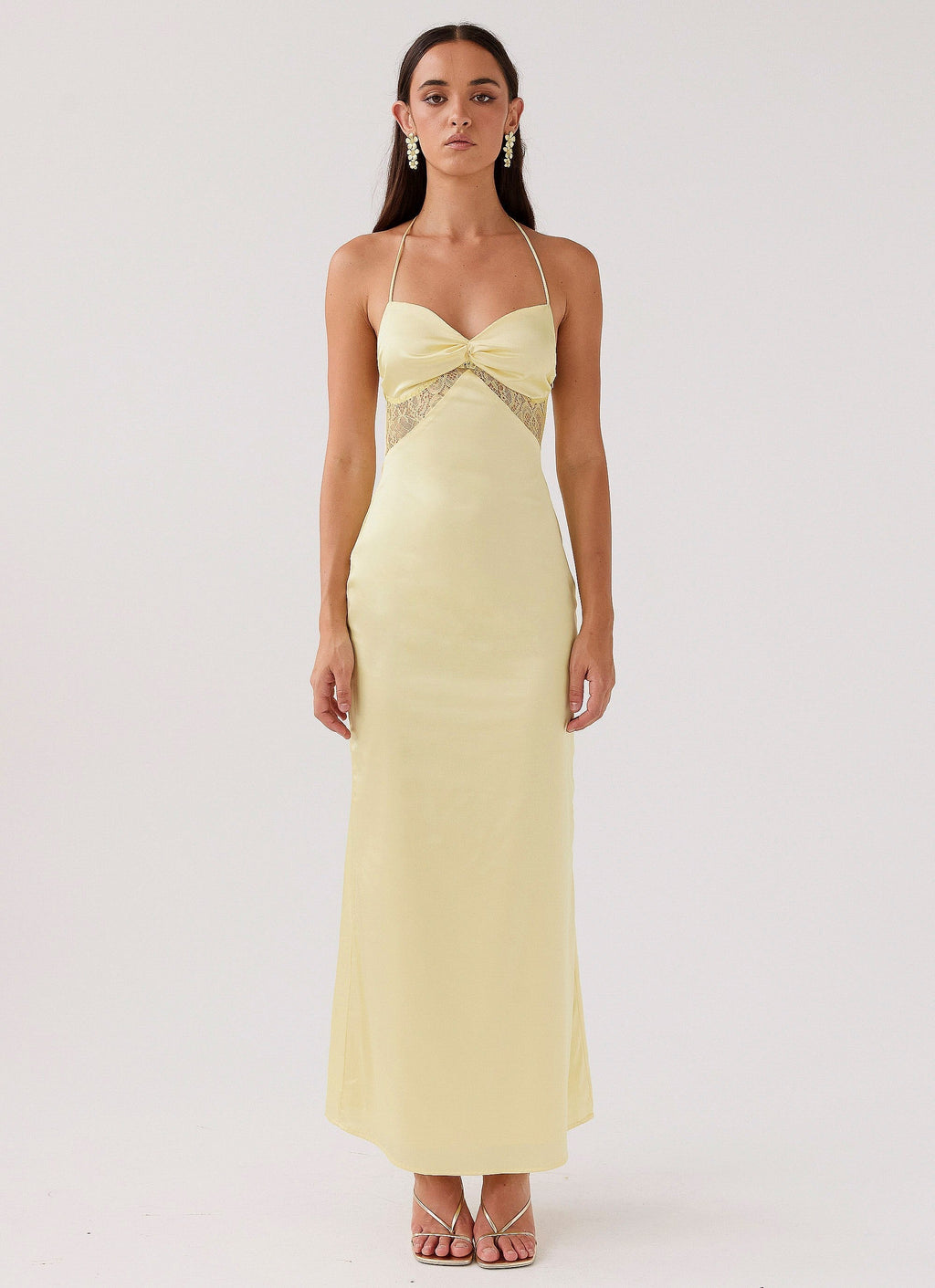 Elara Satin Maxi Dress
