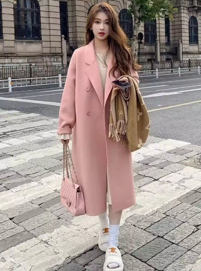 Pink Wool Winter/Fall Coat