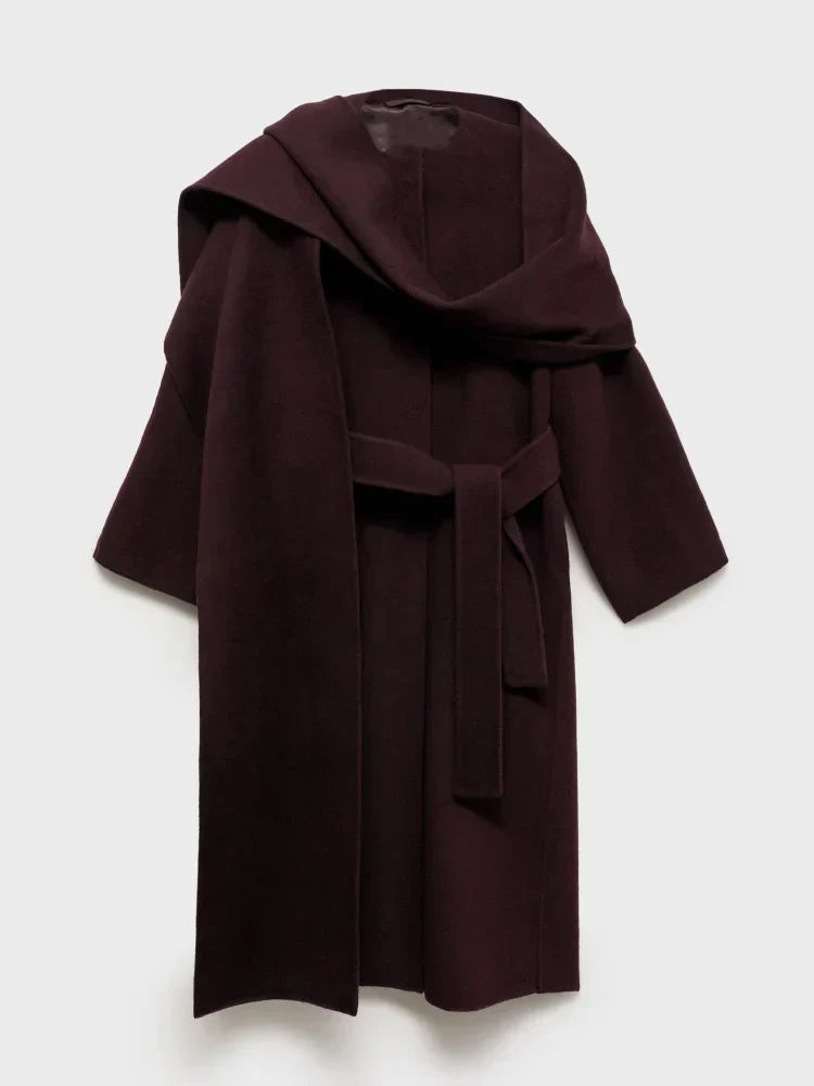 Bordeaux Wrap Coat