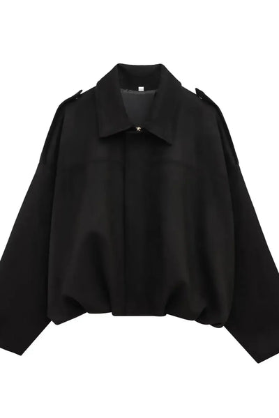 Velouras | Suede bomber jacket women