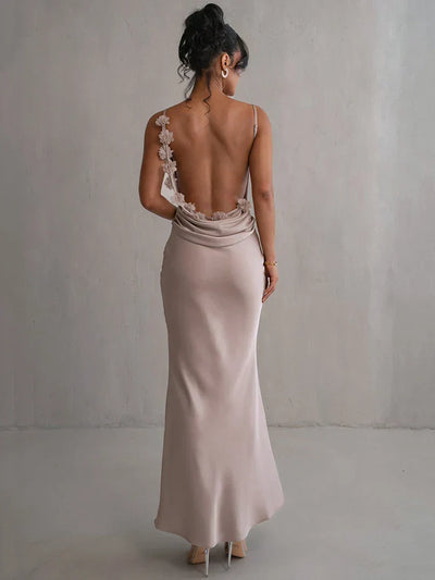Azalea | Sleeveless Backless Maxi Dress