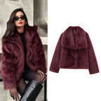 Crimson Luxe Coat