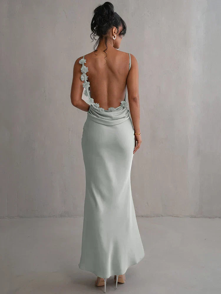 Azalea | Sleeveless Backless Maxi Dress