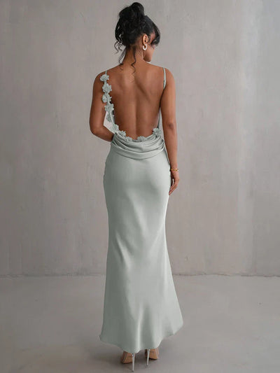 Azalea | Sleeveless Backless Maxi Dress