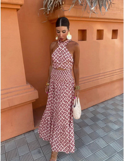 Mickay™ | Chic Midi Dress for Women with Off-the-Shoulder Design
